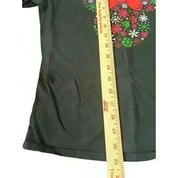 Disney Girls Sz M Minnie‎ Mouse Icon Holiday Snowflake Shirt - Picture 8 of 9
